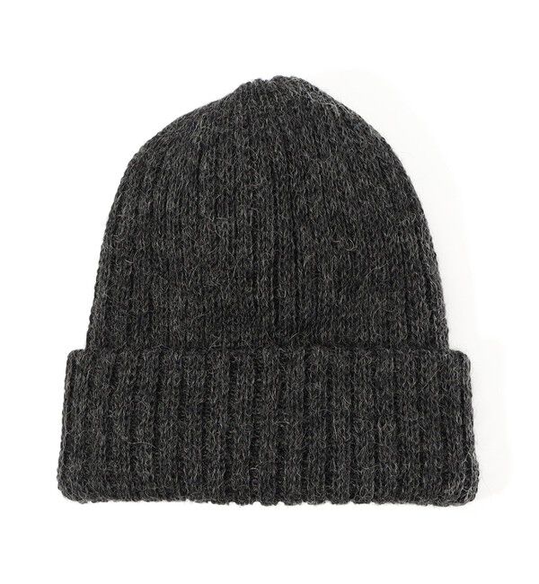 TOMORROWLAND GOODS「KIJIMA TAKAYUKI ALPACA BEANIE」|ニット帽|17 チャコールグレー
