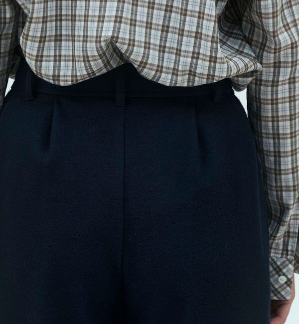 GALERIE VIE「【WEB先行予約】ウールミルドスムース 2タックパンツ」|その他|