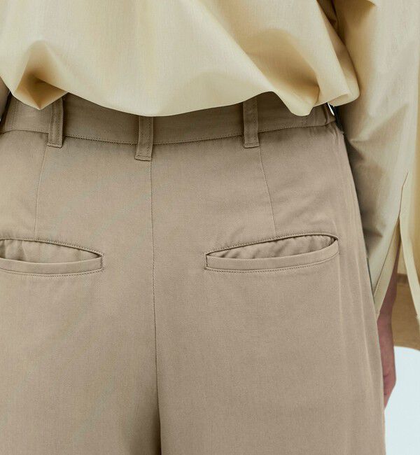 GALERIE VIE「【WEB先行予約】セルロースギャバジン 2タックパンツ」|その他|