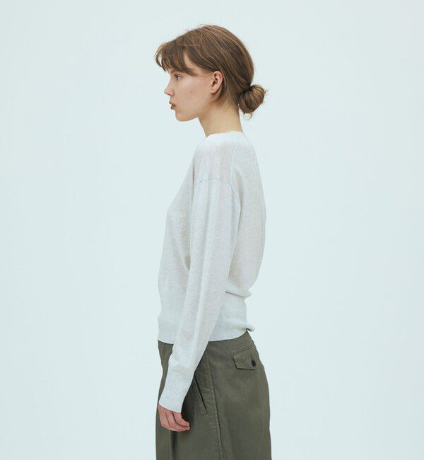 GALERIE VIE「【WEB先行予約】プレーンウール クルーネックプルオーバー」|ニット・セーター|