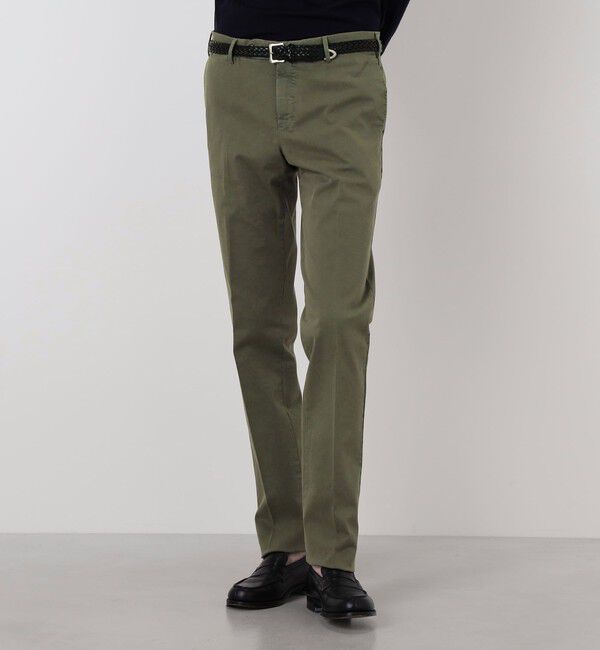 TOMORROWLAND MENS「【WEB先行予約・別注】PT TORINO ウォッシュドコットン ストレッチスリムチノパンツ」|チノ|