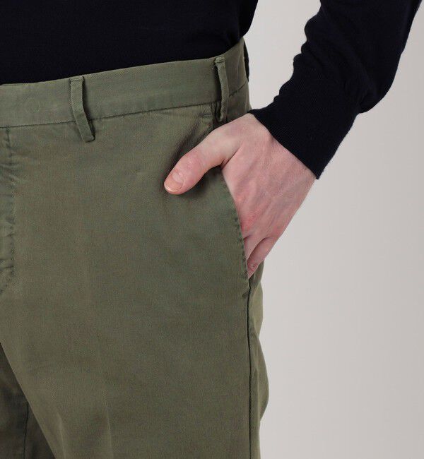 TOMORROWLAND MENS「【WEB先行予約・別注】PT TORINO ウォッシュドコットン ストレッチスリムチノパンツ」|チノ|