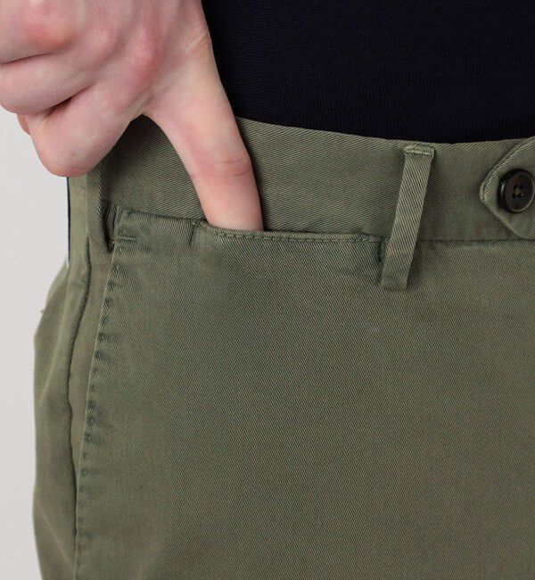 TOMORROWLAND MENS「【WEB先行予約・別注】PT TORINO ウォッシュドコットン ストレッチスリムチノパンツ」|チノ|