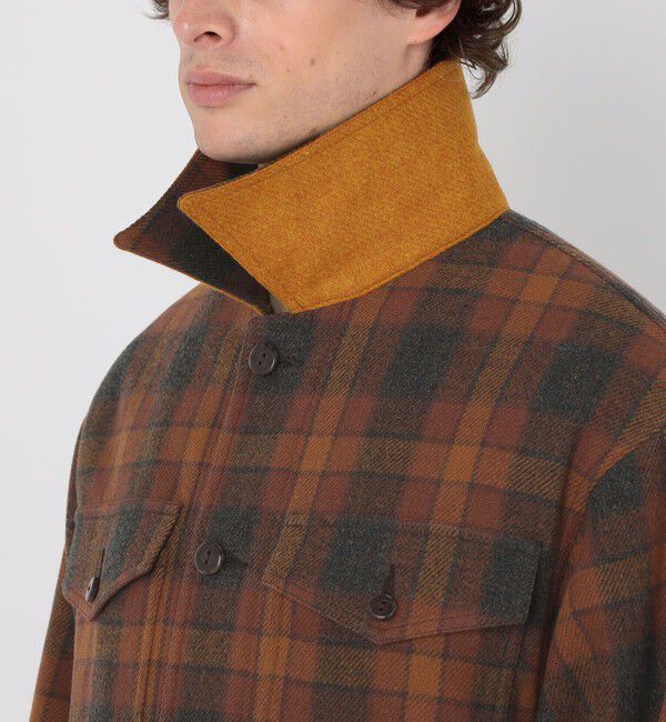 TOMORROWLAND MENS「【WEB先行予約・別注】PENDLETON ウールチェック CPO シャツブルゾン」|ブルゾン・スタジャン|