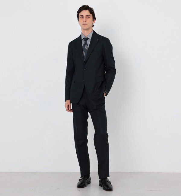 TOMORROWLAND MENS「【WEB先行予約・別注】TAGLIATORE ウールサキソニー シングルブレステッド2Bスーツ」|スーツ|