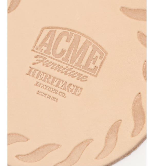 ACME「【HELITAGE LEATHER】ACME別注 LEATHER COASTER　コースター」|食器・キッチングッズ|