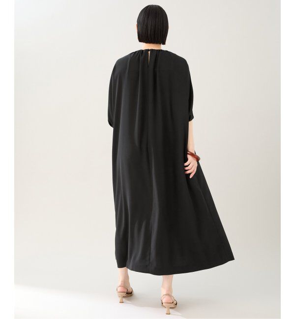 VERMEIL par iena「SAQUI サキ Georgette Neck Gatherd One-piece 25BF01」|ワンピース|