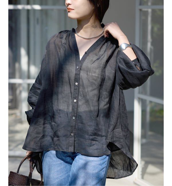 SLOBE IENA「《追加》ラミースキッパーシャツ」|シャツ・ブラウス|
