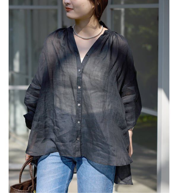 SLOBE IENA「《追加》ラミースキッパーシャツ」|シャツ・ブラウス|