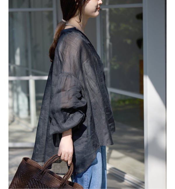SLOBE IENA「《追加》ラミースキッパーシャツ」|シャツ・ブラウス|