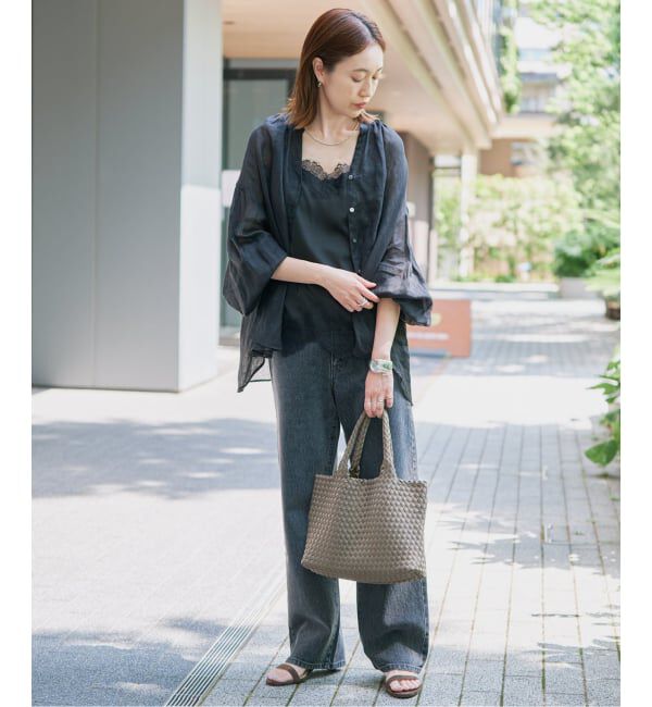 SLOBE IENA「《追加》ラミースキッパーシャツ」|シャツ・ブラウス|