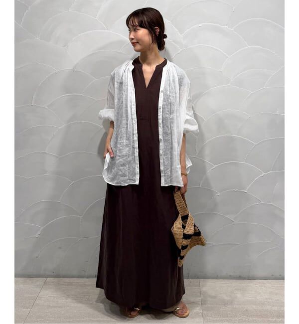 SLOBE IENA「《追加》ラミースキッパーシャツ」|シャツ・ブラウス|