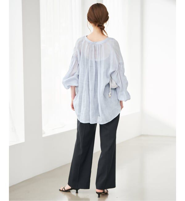 SLOBE IENA「《追加》ラミースキッパーシャツ」|シャツ・ブラウス|