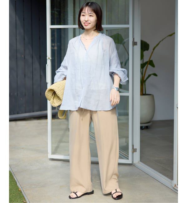 SLOBE IENA「《追加》ラミースキッパーシャツ」|シャツ・ブラウス|