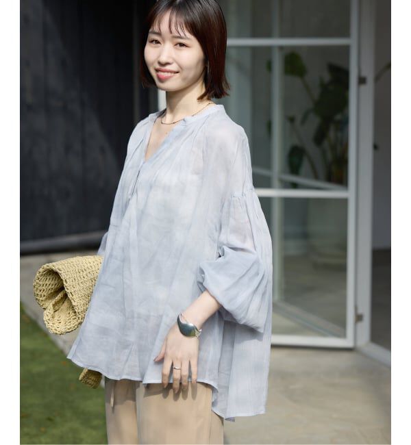 SLOBE IENA「《追加》ラミースキッパーシャツ」|シャツ・ブラウス|
