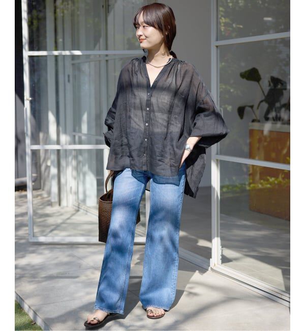 SLOBE IENA「《追加》ラミースキッパーシャツ」|シャツ・ブラウス|