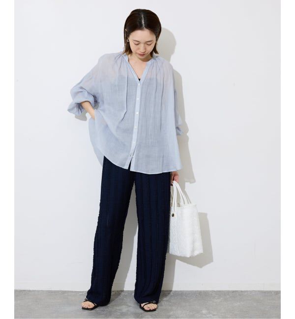 SLOBE IENA「《追加》ラミースキッパーシャツ」|シャツ・ブラウス|