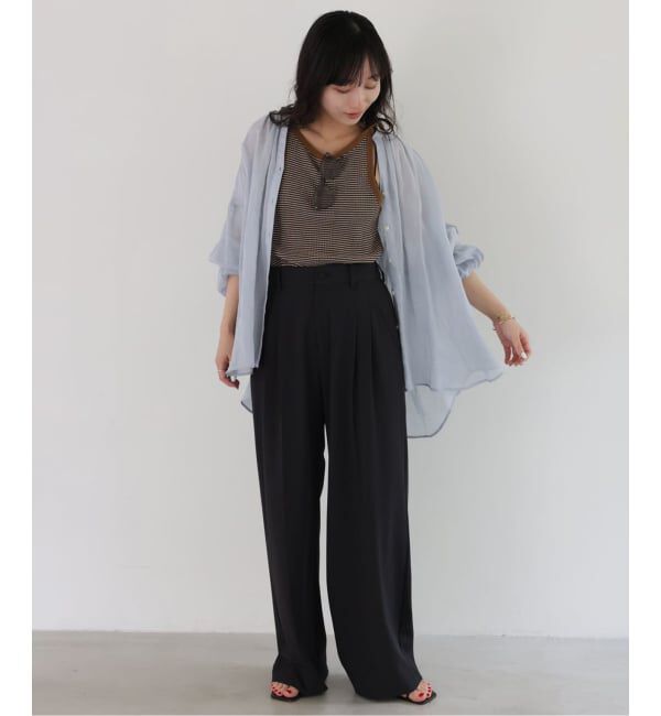 SLOBE IENA「《追加》ラミースキッパーシャツ」|シャツ・ブラウス|