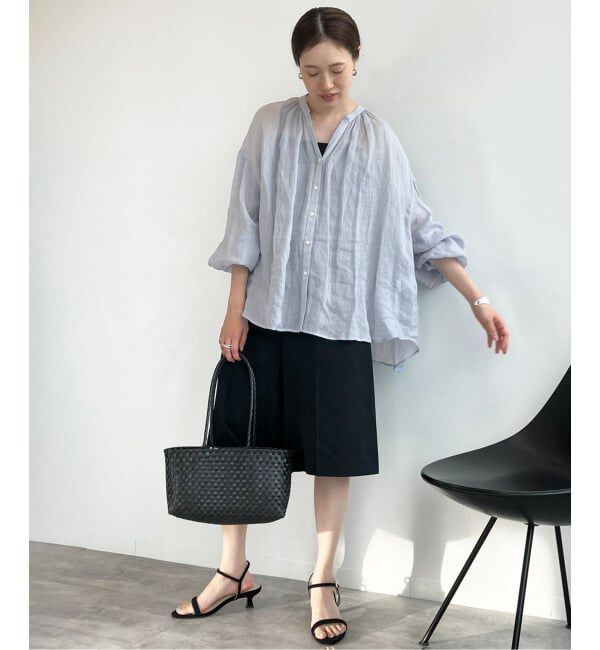 SLOBE IENA「《追加》ラミースキッパーシャツ」|シャツ・ブラウス|