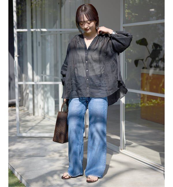 SLOBE IENA「《追加》ラミースキッパーシャツ」|シャツ・ブラウス|