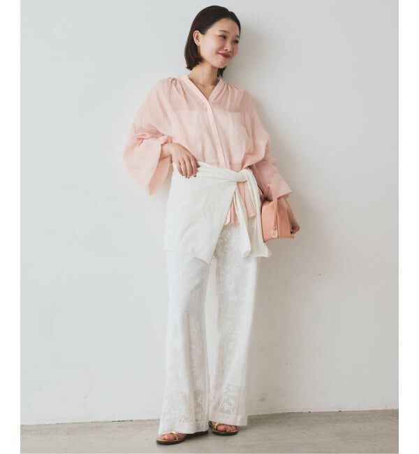 SLOBE IENA「《追加》ラミースキッパーシャツ」|シャツ・ブラウス|