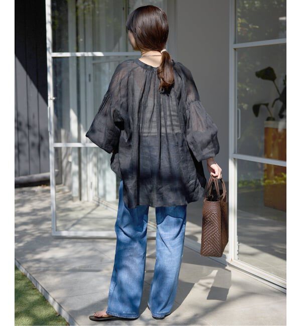 SLOBE IENA「《追加》ラミースキッパーシャツ」|シャツ・ブラウス|