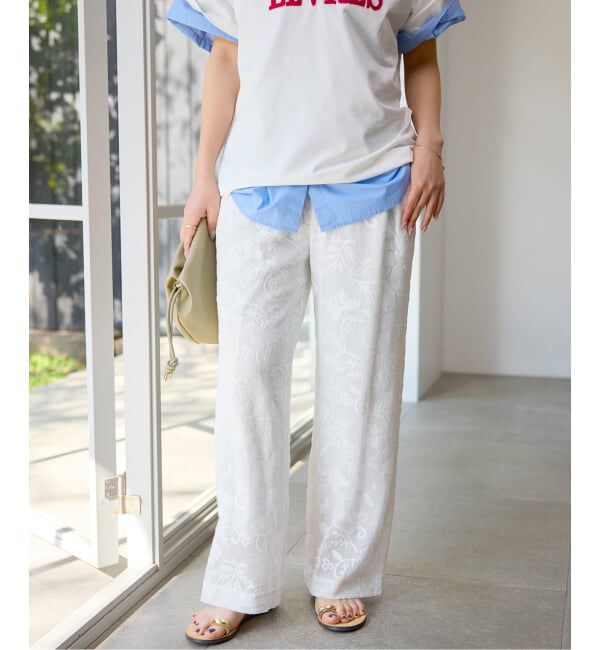 SLOBE IENA「《シリーズあり》レースカットパンツ」|その他|