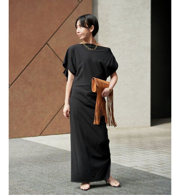 VERMEIL par iena「Drape dress」|ワンピース|