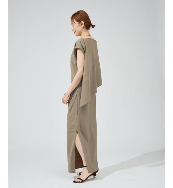 VERMEIL par iena「Drape dress」|ワンピース|