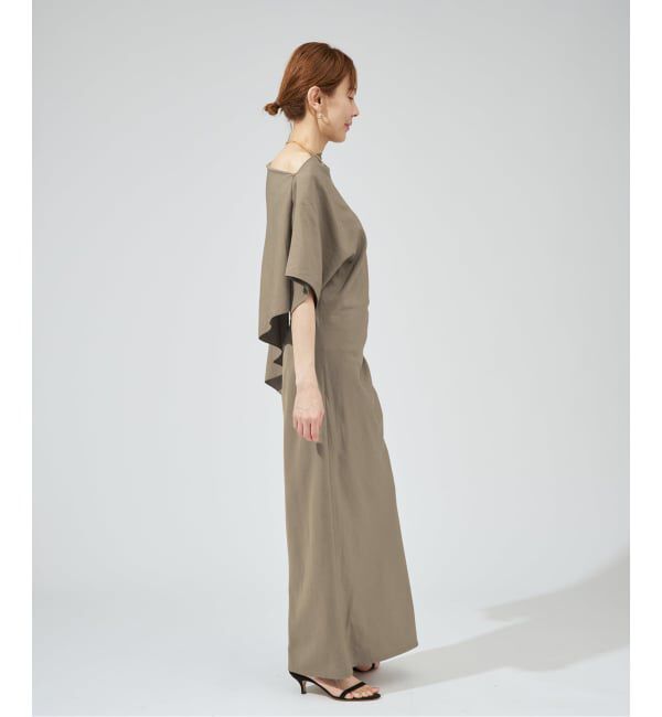 VERMEIL par iena「Drape dress」|ワンピース|