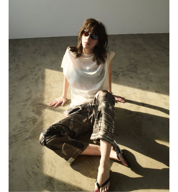 VERMEIL par iena「《手洗い可》SHEER TORO プルオーバー」|シャツ・ブラウス|