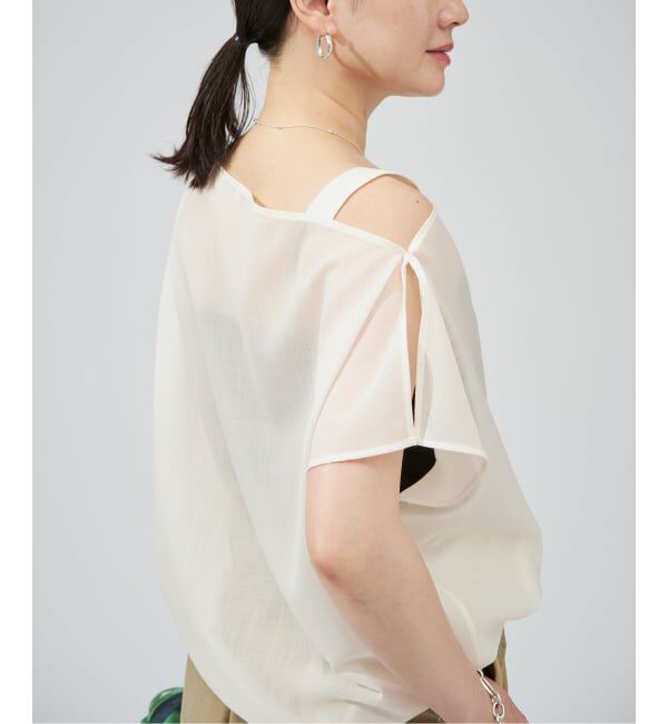 VERMEIL par iena「《手洗い可》SHEER TORO プルオーバー」|シャツ・ブラウス|