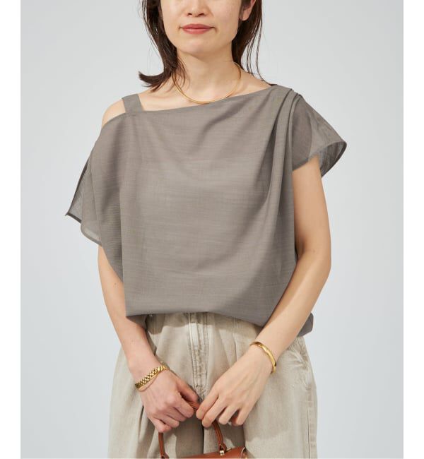VERMEIL par iena「《手洗い可》SHEER TORO プルオーバー」|シャツ・ブラウス|