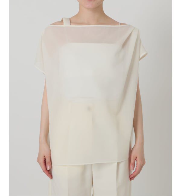 VERMEIL par iena「《手洗い可》SHEER TORO プルオーバー」|シャツ・ブラウス|