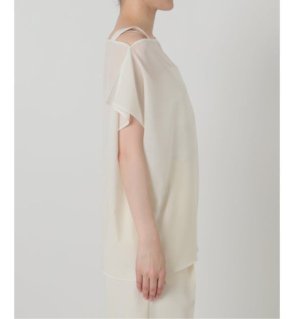 VERMEIL par iena「《手洗い可》SHEER TORO プルオーバー」|シャツ・ブラウス|