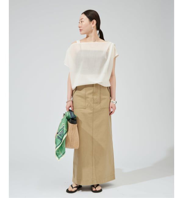 VERMEIL par iena「《手洗い可》SHEER TORO プルオーバー」|シャツ・ブラウス|