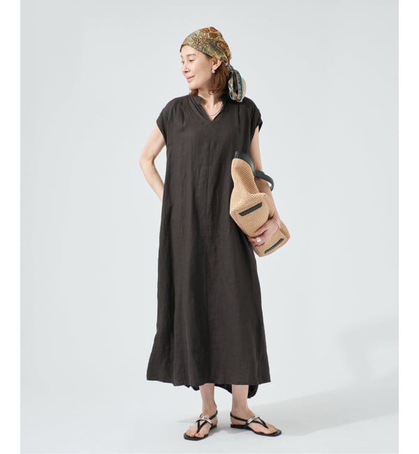 VERMEIL par iena「TICCA ティッカ リネンドレス TBFS-412」|ワンピース|
