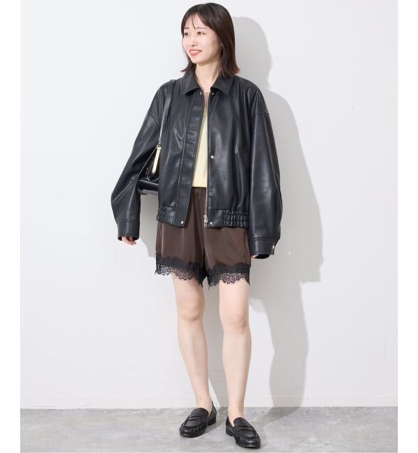 SLOBE IENA「《セットアップ対応可》サテンレースショーツ」|その他|