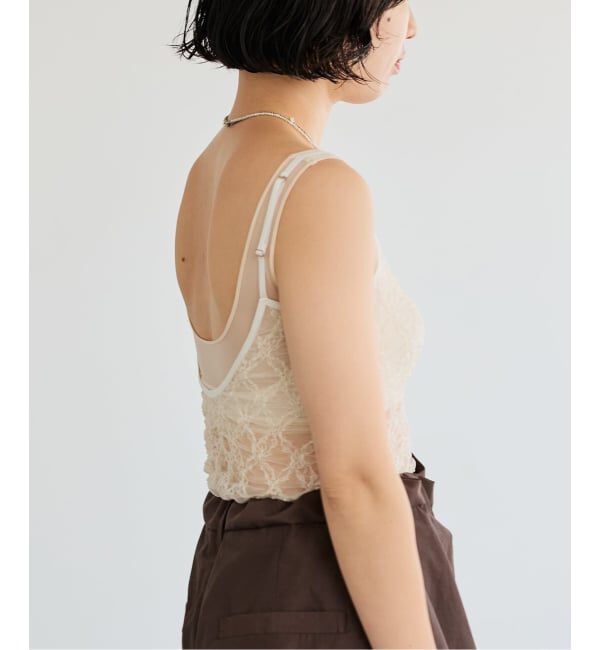 IENA LA BOUCLE「《予約》IENA LA BOUCLE ダイヤlaceキャミソール」|キャミソール|