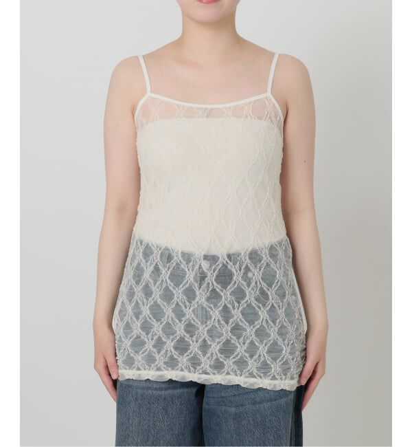 IENA LA BOUCLE「《予約》IENA LA BOUCLE ダイヤlaceキャミソール」|キャミソール|