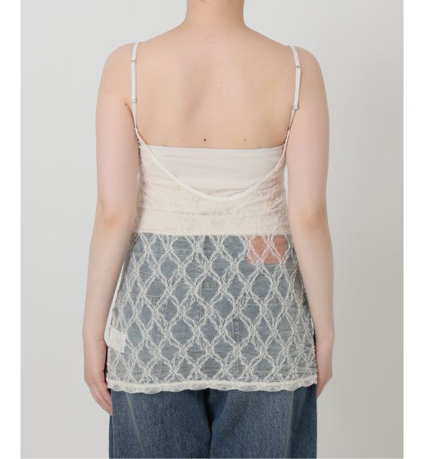 IENA LA BOUCLE「《予約》IENA LA BOUCLE ダイヤlaceキャミソール」|キャミソール|
