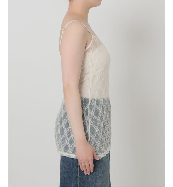 IENA LA BOUCLE「《予約》IENA LA BOUCLE ダイヤlaceキャミソール」|キャミソール|