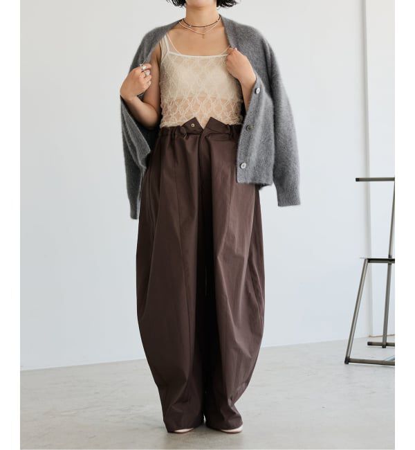 IENA LA BOUCLE「《予約》IENA LA BOUCLE ダイヤlaceキャミソール」|キャミソール|