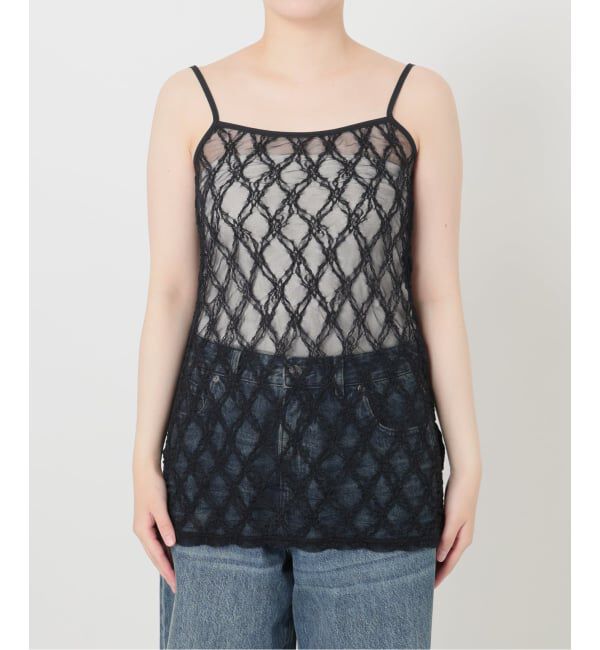 IENA LA BOUCLE「《予約》IENA LA BOUCLE ダイヤlaceキャミソール」|キャミソール|