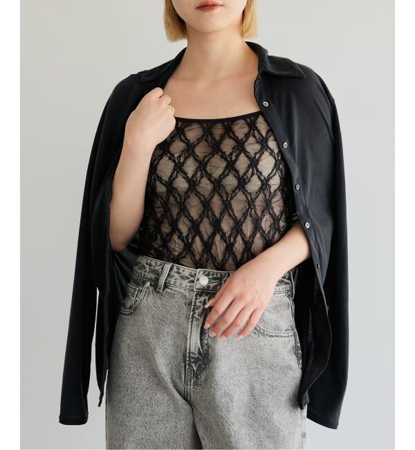 IENA LA BOUCLE「《予約》IENA LA BOUCLE ダイヤlaceキャミソール」|キャミソール|