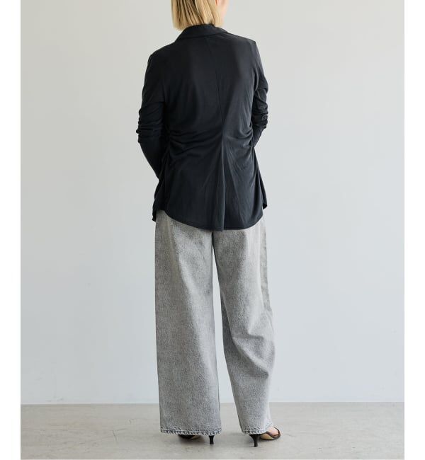IENA LA BOUCLE「《予約》IENA LA BOUCLE ストレートスリムフィットワイドデニム」|デニム|