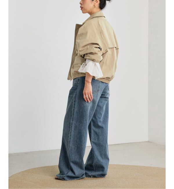 IENA LA BOUCLE「《予約》IENA LA BOUCLE ストレートスリムフィットワイドデニム」|デニム|