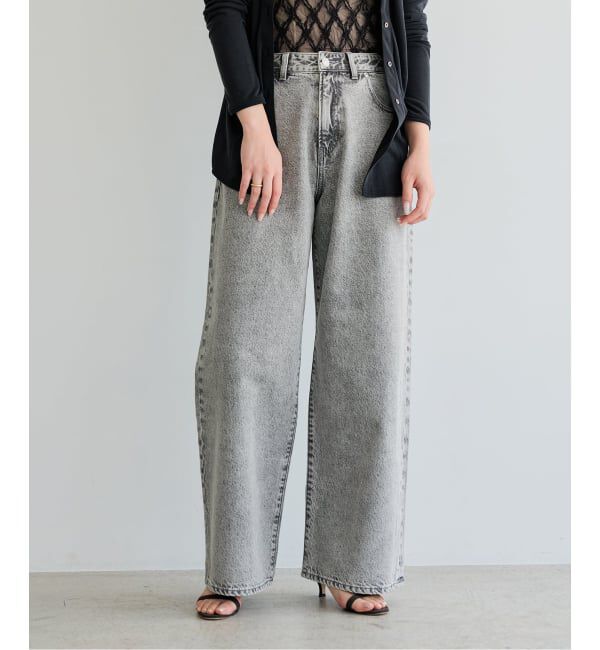 IENA LA BOUCLE「《予約》IENA LA BOUCLE ストレートスリムフィットワイドデニム」|デニム|