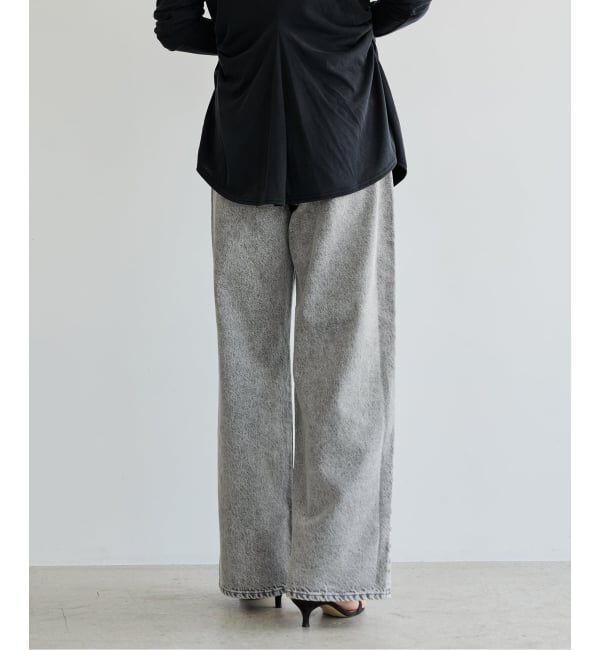 IENA LA BOUCLE「《予約》IENA LA BOUCLE ストレートスリムフィットワイドデニム」|デニム|