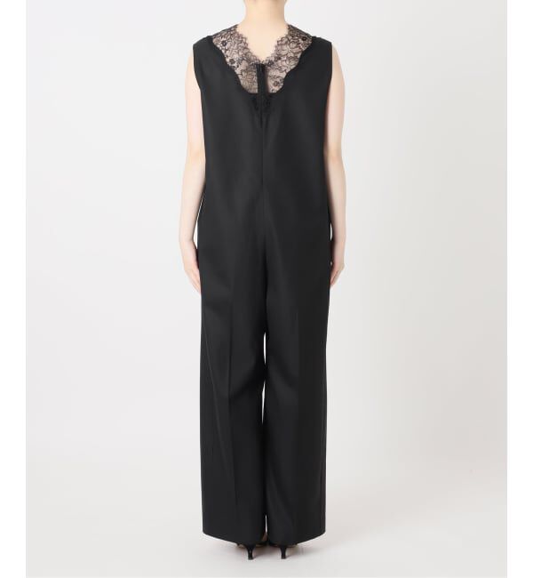 VERMEIL par iena「《一部カラーWEB限定》Lace Neck オールインワン」|オールインワン|